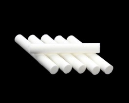 Foam Cylinders, White, 6 mm